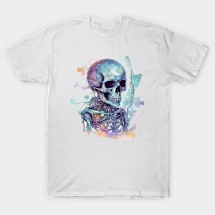 dreamy galaxy skeleton T-Shirt